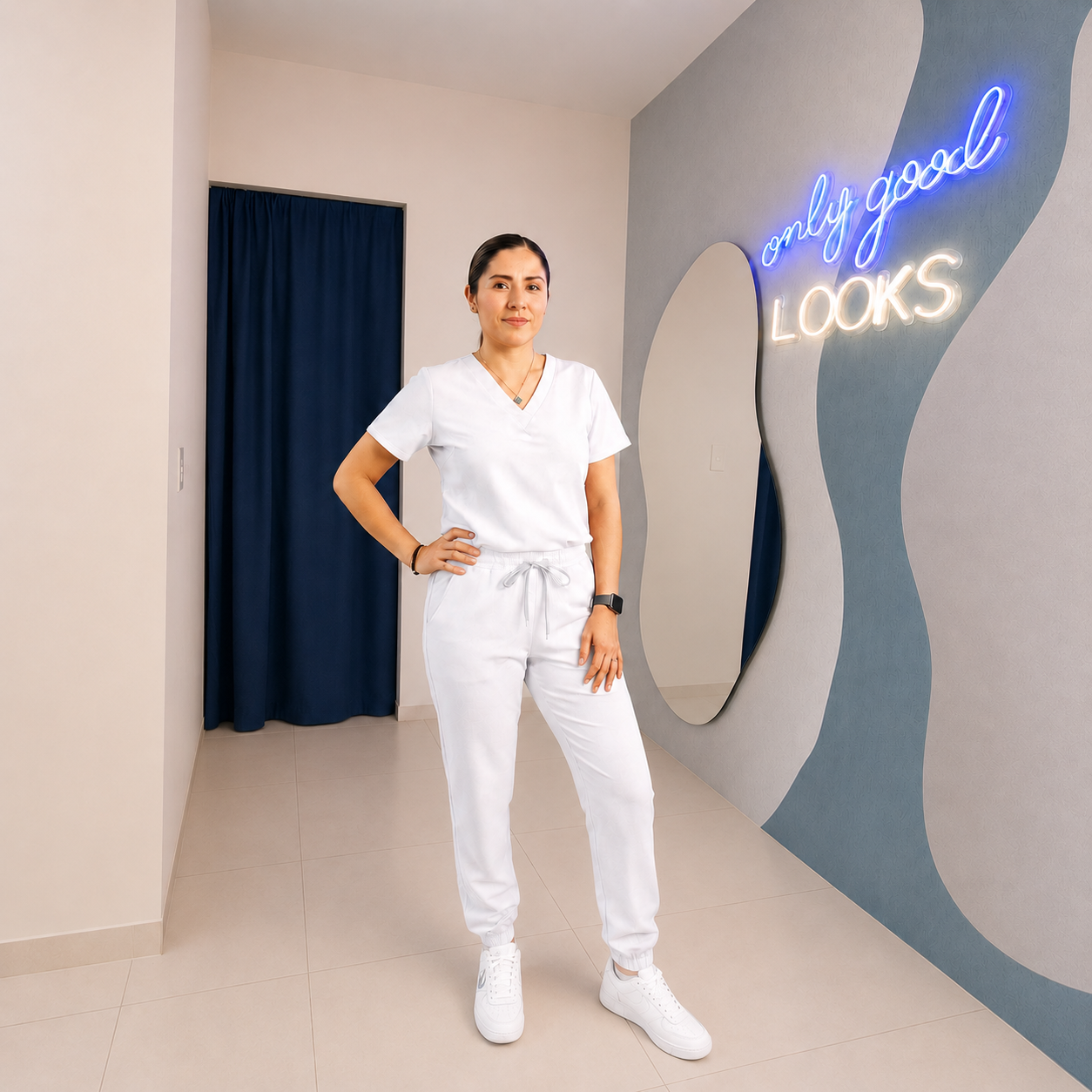 Scrubs Médicos Dama - Jogger + Filipina sin Bolsas