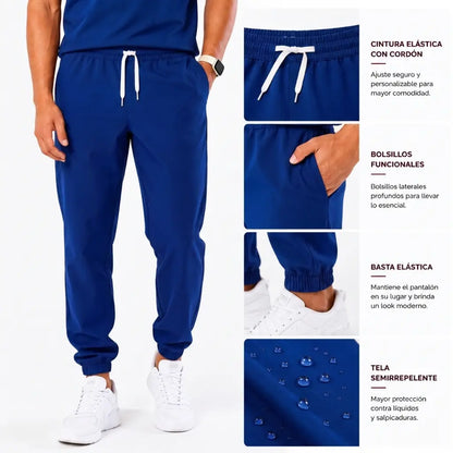 Scrub Jogger para Caballero Tela Microfibra