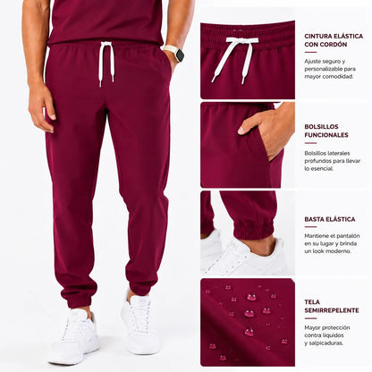Scrub Jogger para Caballero Tela Microfibra