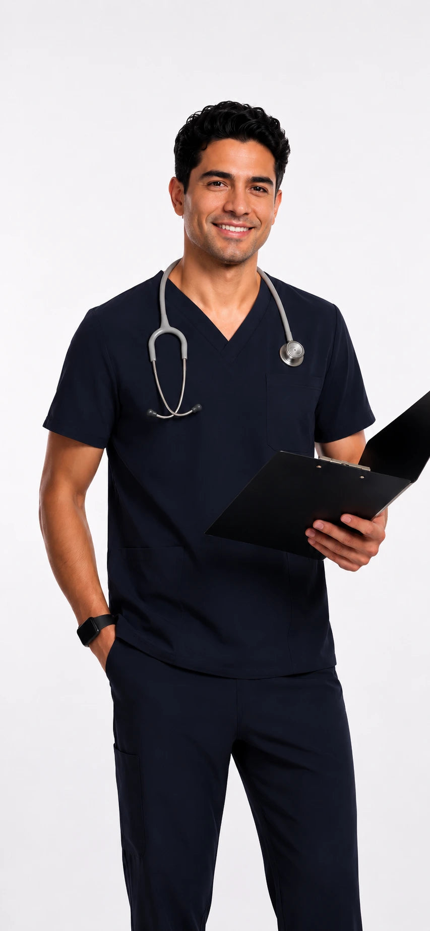 Scrub corte Recto para Caballero Antifluido