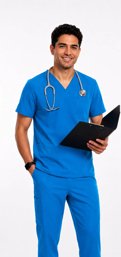 Scrub corte Recto para Caballero Antifluido