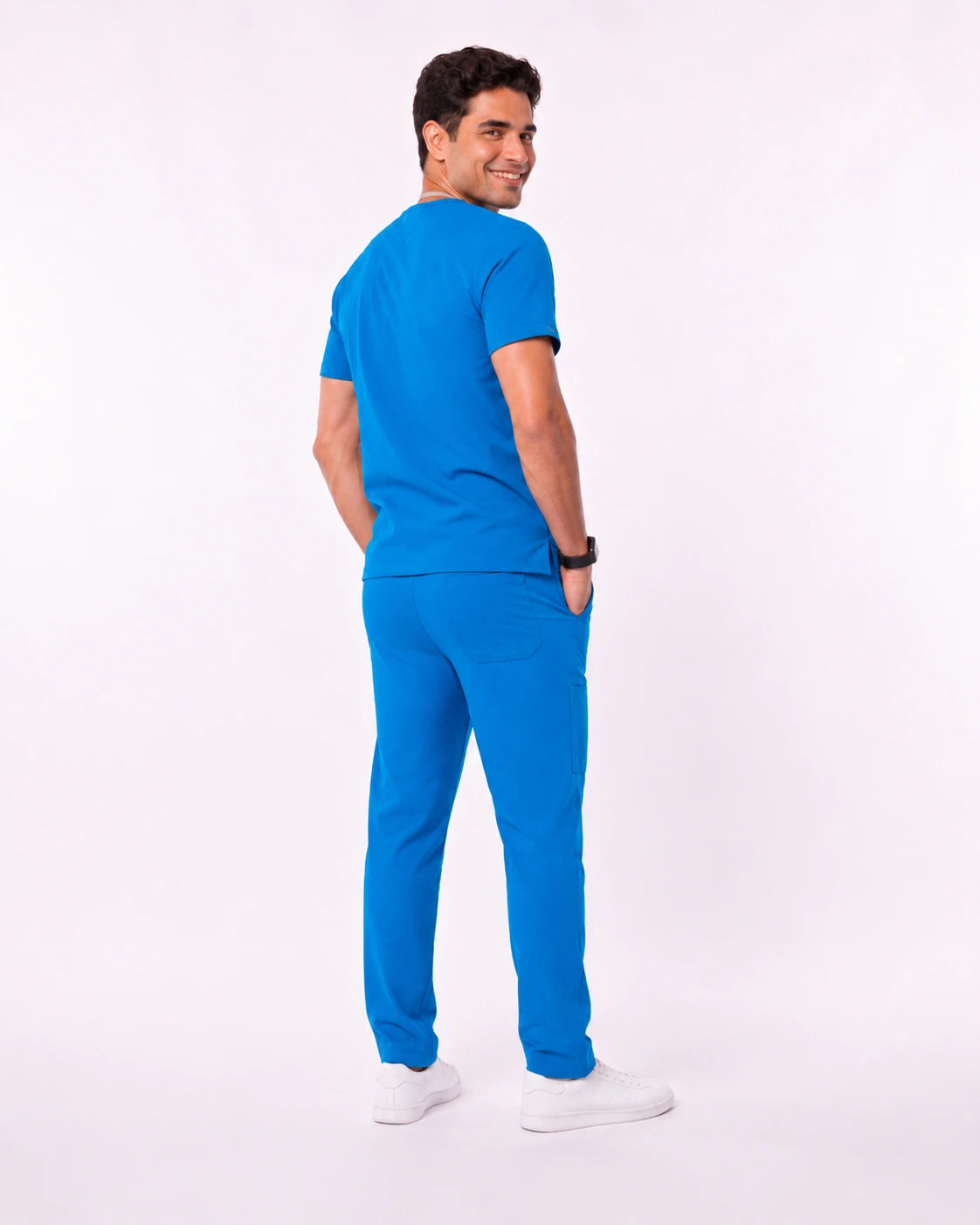 Scrub corte Recto para Caballero Antifluido