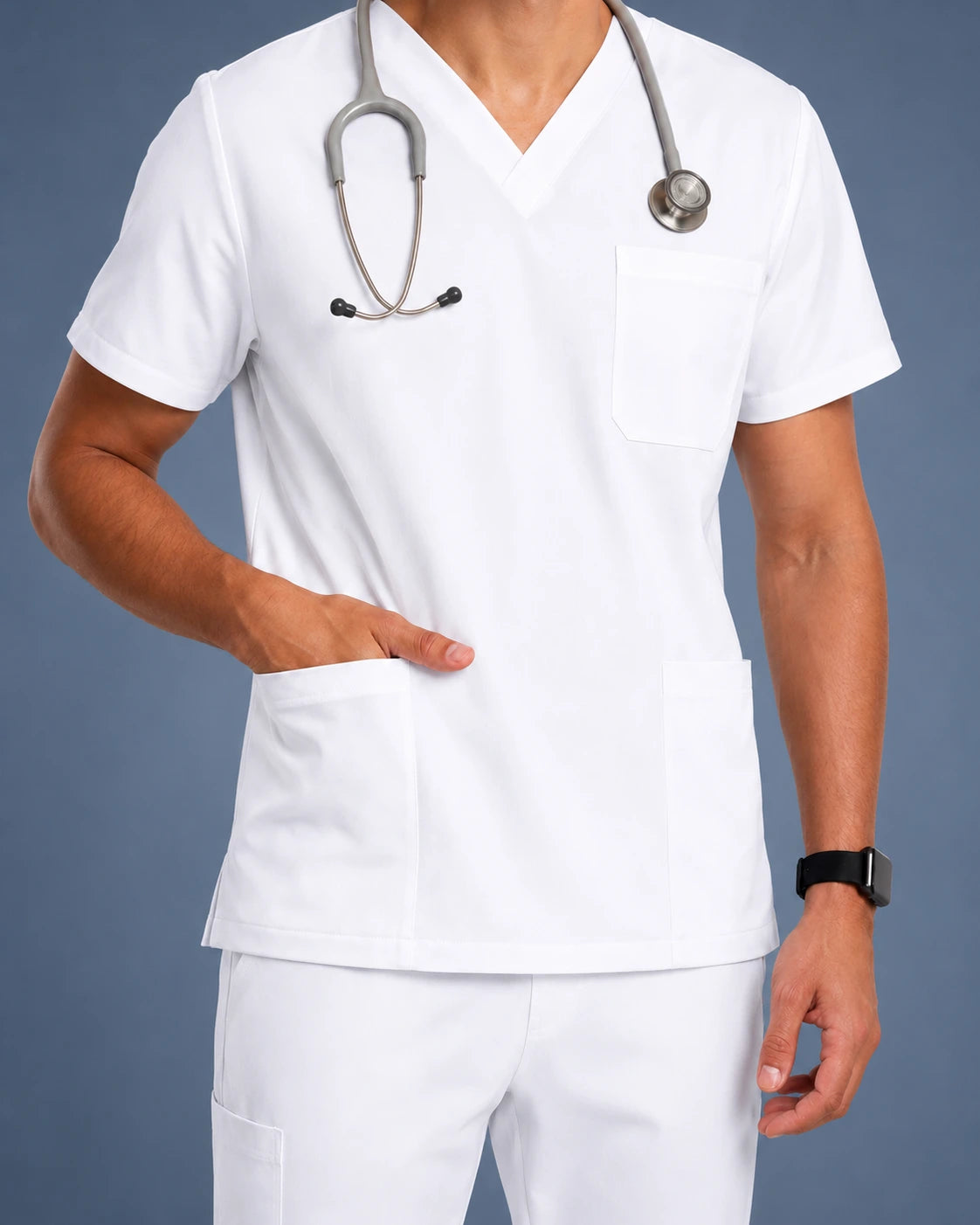 Scrub corte Recto para Caballero Antifluido