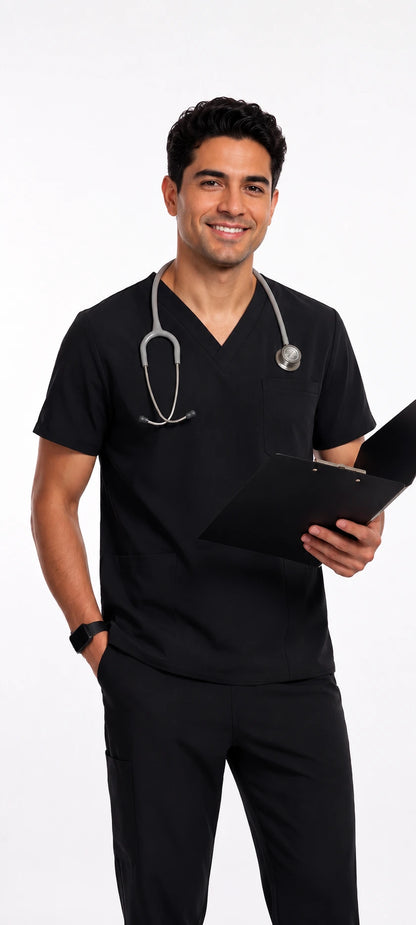 Scrub corte Recto para Caballero Antifluido