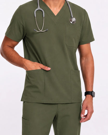 Scrub corte Recto para Caballero Antifluido