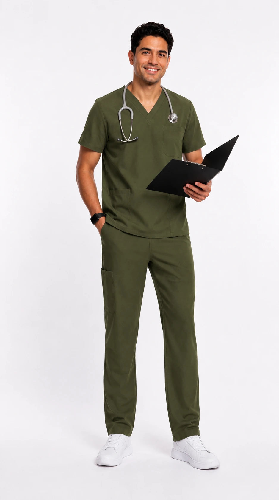 Scrub corte Recto para Caballero Antifluido
