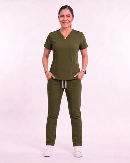 Scrub para Dama Pantalón Corte Recto