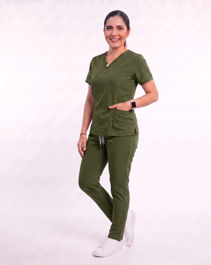 Scrub para Dama Pantalón Corte Recto