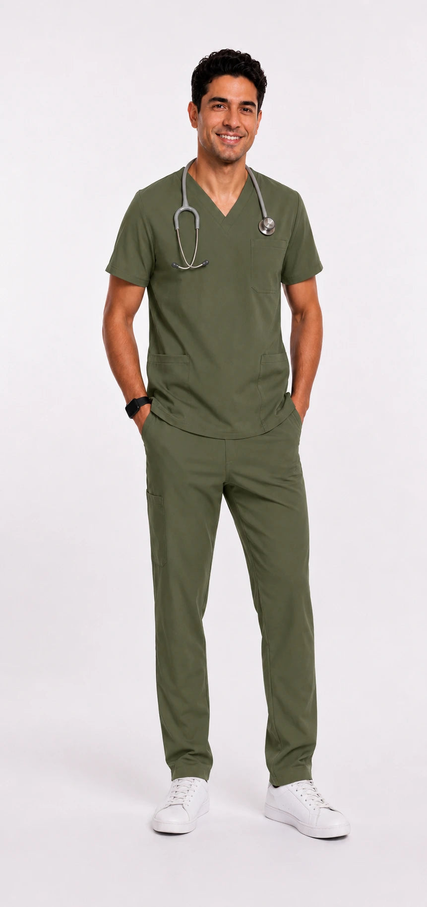Scrub corte Recto para Caballero Antifluido
