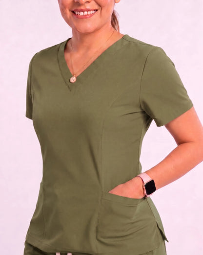 Scrub para Dama Pantalón Corte Recto