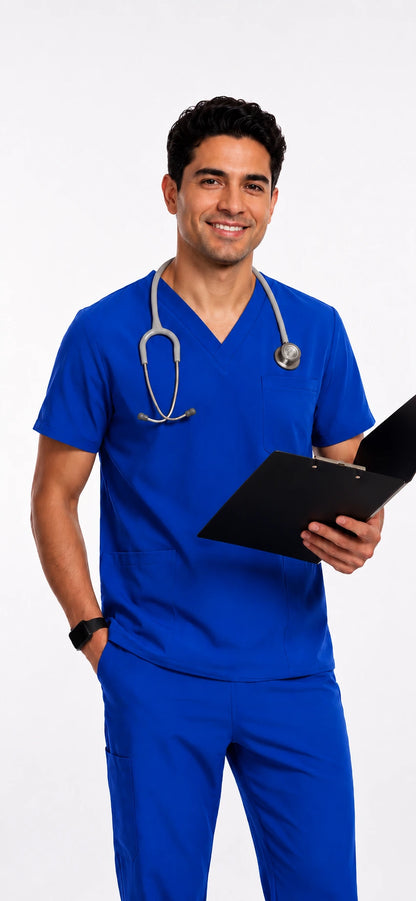 Scrub corte Recto para Caballero Antifluido