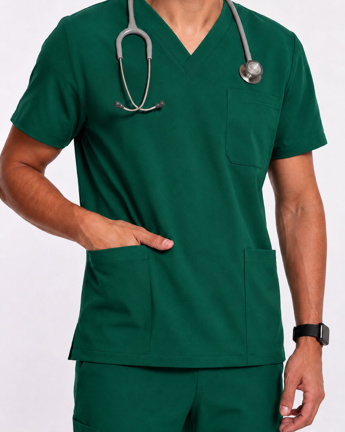 Scrub corte Recto para Caballero Antifluido