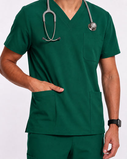 Scrub corte Recto para Caballero Antifluido